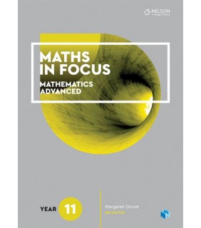 CENGAGE AUSTRALIA Maths in Focus 11 Mathematics Advanced Student Book with 1 A