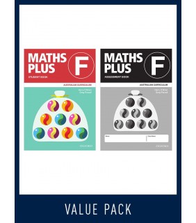 Oxford University Press ANZ Maths Plus AC Student and Assessment Book F Value Pack