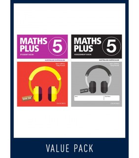 Oxford University Press ANZ Maths Plus AC Student and Assessment Book 5 Value Pack