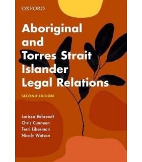 Aboriginal and Torres Strait Islander Legal Relations - eBook