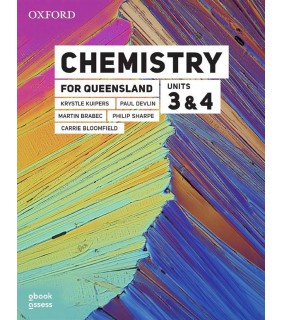 Oxford University Press Chemistry for Queensland Units 3&4 Student book + obook asse