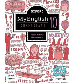 Oxford University Press Oxford MyEnglish 10 QLD Student book + obook assess