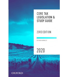 Oxford University Press Core Tax Legislation and Study Guide 2020