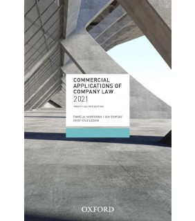 EBOOK Commercial Applications of Company Law 2021