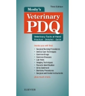C V Mosby Mosby's Veterinary PDQ 3e: Veterinary Facts at Hand