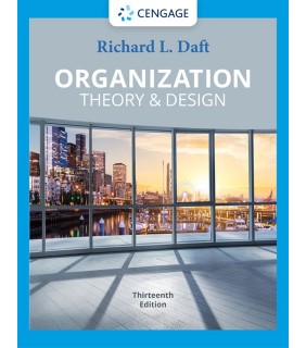 Cengage Learning Organization Theory & Design
