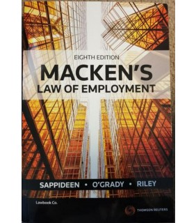 Macken's Law of Employment 8E