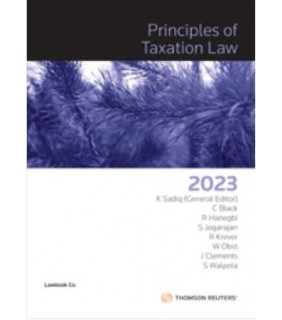 Principles of Taxation Law 2023