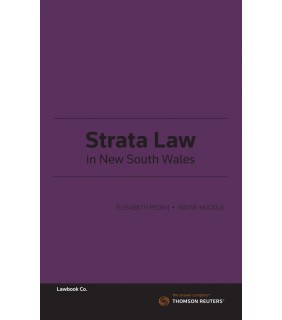 Thomson Reuters eBook Strata Law in New South Wales