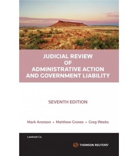 Thomson Reuters ebook Judicial Review of Administrative Action and Governmen