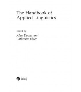John Wiley & Sons ebook The Handbook of Applied Linguistics