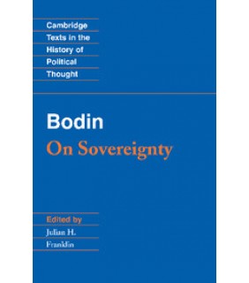 Cambridge University Press Bodin: On Sovereignty