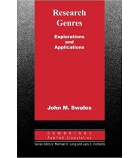Research Genres: Explorations and Applications