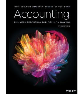 Accounting 7E: Business Reporting for Decision Making