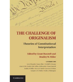 Cambridge University Press The Challenge of Originalism