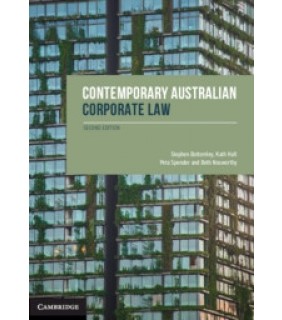 Cambridge University Press Contemporary Australian Corporate Law