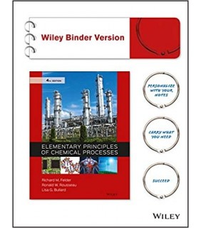 Elementary Principles of Chemical Processes (Binder Ready Version)