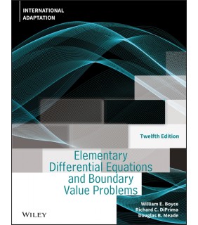 John Wiley & Sons Elementary Differential Equations and Boundary Value Problem