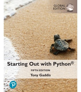Pearson Education ebook Starting Out with Python, Global Edition 5th Edition