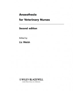 John Wiley & Sons eBook Anaesthesia for Veterinary Nurses