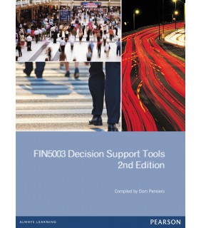 Pearson Education Decision Support Tools FIN5003 (Custom Edition)