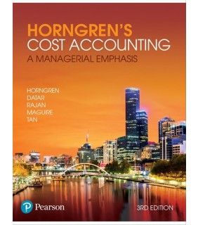 Pearson Education Horngren's Cost Accounting: A Managerial Emphasis + MyLab Ac