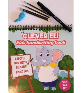 Clever Eli VIC/WA/NT Handwriting Book Set w/ Pen + Grip
