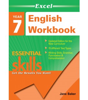 Pascal Press Excel Essential Skills: English Workbook Year 7