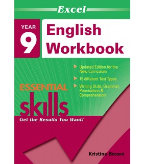 Pascal Press Excel Essential Skills: English Workbook Year 9