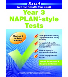 Pascal Press Excel NAPLAN*-style Tests Year 3