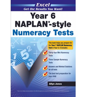 Pascal Press Excel NAPLAN*-style Numeracy Tests Year 6