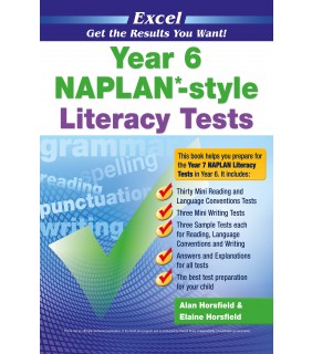 Pascal Press Excel NAPLAN*-style Literacy Tests Year 6