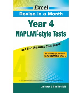 Pascal Press Excel Revise in a Month NAPLAN*-style Tests Year 4