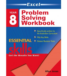 Pascal Press Excel Essential Skills: Problem Solving Workbook Year 8