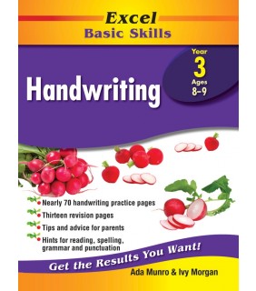 Pascal Press Excel Basic Skills Workbooks: Handwriting Year 3
