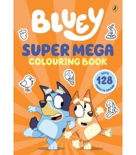 Puffin Bluey: Super Mega Colouring Book: A Colouring Book