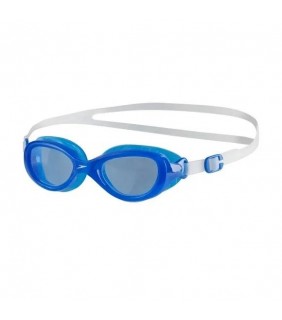 Speedo Goggle Jnr Futura Classic Clear/Neon Blue
