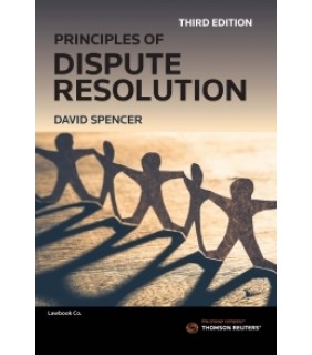 Lawbook Co., AUSTRALIA ebook Principles of Dispute Resolution