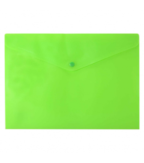 A4 BUTTON - 33.3 x 24cm - LIME GREEN