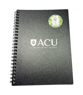 ACU A5 140pg Notebook - Black