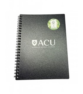 ACU A5 Notebook Black 140pg