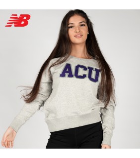 ACU Ladies Grey Crew Sweatshirt Drill Applique