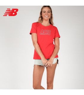 ACU Ladies Red T-Shirt Varsity