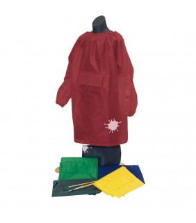 Spartan Art Smock Maroon