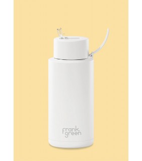 Ceramic Reusable Bottle - Cloud - 1 Litre