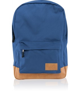 edu Backpack TSL Royal/Tan Leather Patch