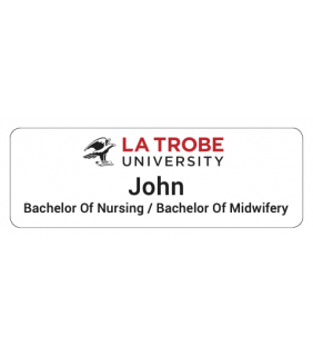 LTU Name Badge - Bachelor of Nursing and Midwifery