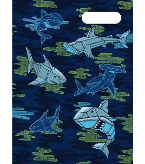 Spencil Scrapbook Cover - Robo Shark 1