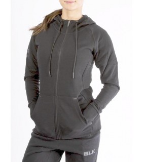 BLK Jacket Zip Hoodie Womens Essential Dark Grey