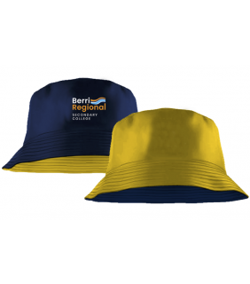 Hat Reversible Navy/Gold Parkes